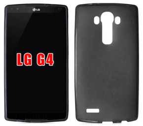 Силиконов гръб ТПУ мат за LG G4 черен
